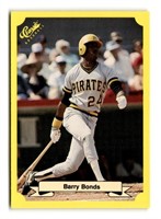 1987 Classic Yellow Barry Bonds Rookie #113