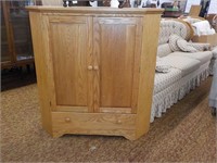 Hand crafted corner tv cabinet HEAVY