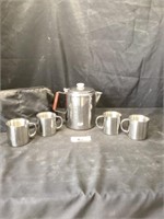 Stainless Camp Coffee set