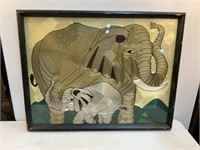 Framed Elephant Picture