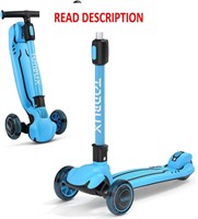 $60  TONBUX Kids Scooter  Light Up 3 Wheel Kick