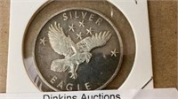 Silver eagle half ounce, silver coin