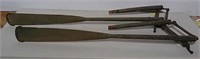 Pair of Bow facing oars pat. 1863