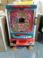 Vintage Pachinko Machine. Powers on and shoots.