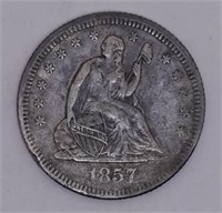 1857-O Seated Quarter