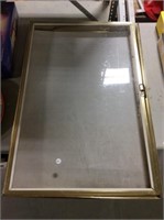 Glass / Metal Table Top Display Case (needs