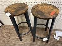2 Rustic Bar stools. Set.