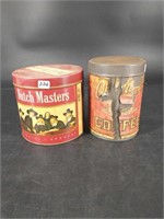 Antique Coffee Tins as shown: