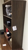 3 shelf wood laminate bookcase