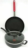 T-Fal & Tramontina Large Frying Pans