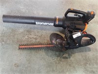 Worx Leaf Blower, Black and Decker Hedge Trimmer