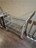 36in 3 SHELF WIRE WORK CART