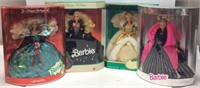 (4)SPECIAL EDITION HOLIDAY BARBIES