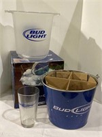 Bud Light lot includes a frosted thick acrylic