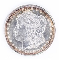 Coin 1890-CC Morgan Silver Dollar Gem BU