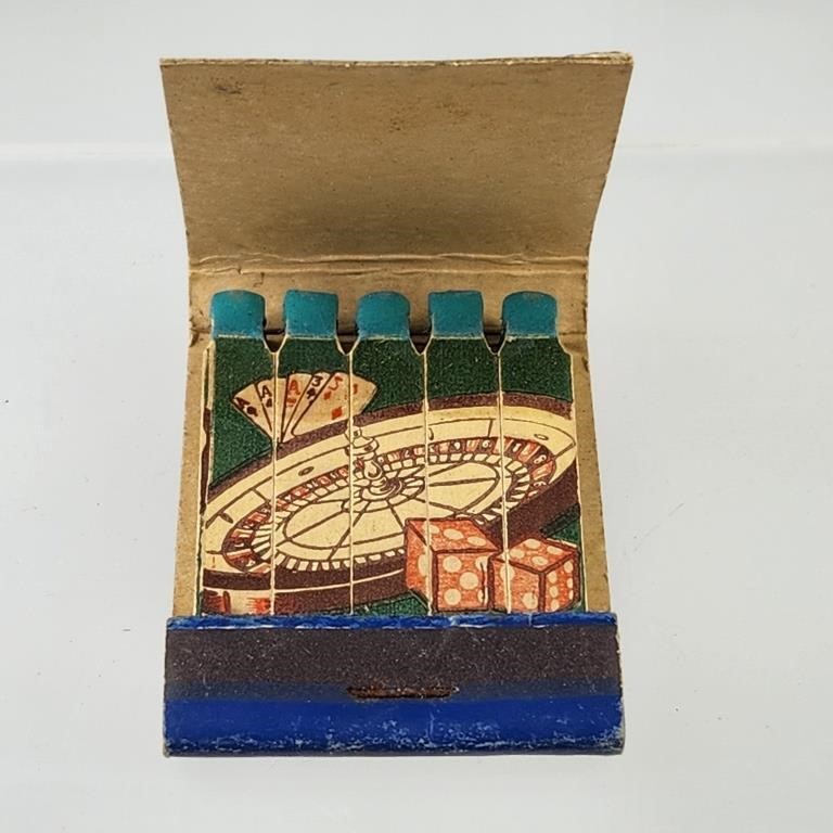 ROULETTE WHEEL FEATURE MATCHBOOK