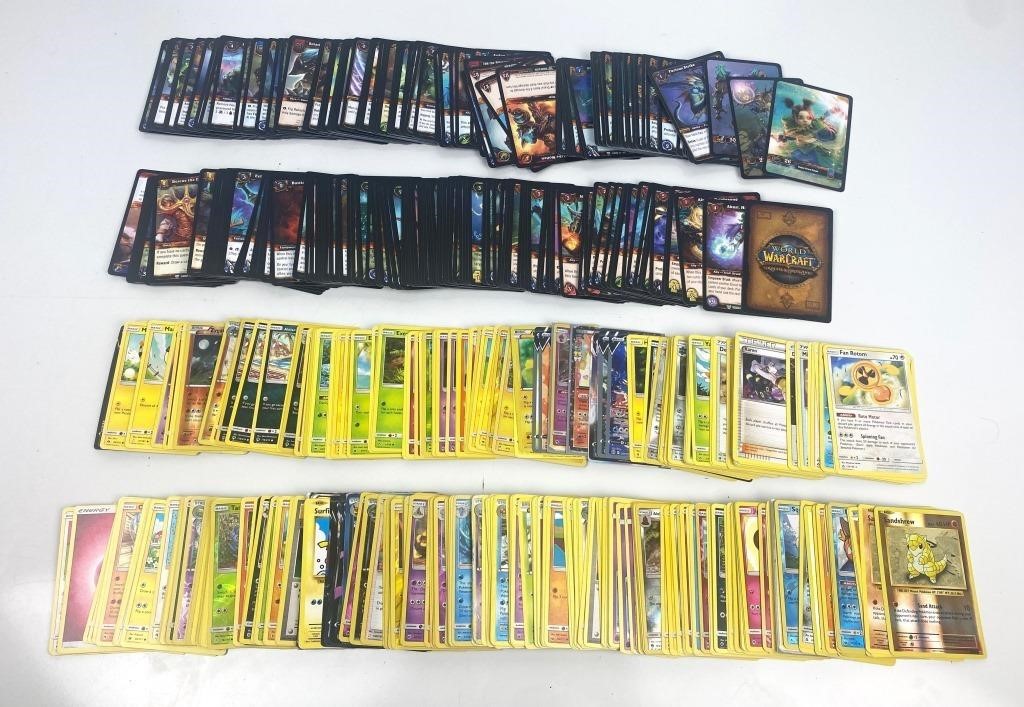 POKEMON & WAR OF WORLD CRAFT CARDS