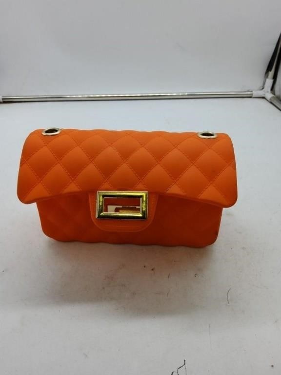 Mini orange purse