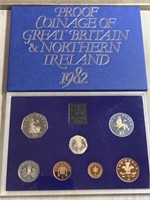1982 PROOF COINAGE OF GREAT BRITAIN & N IRELAND
