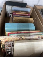 Box of misc Books approx 25+
