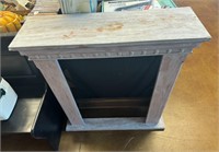 Small Fire Place with mantle ( NO SHIPPING)