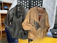 Pair of Ladies Leather Jackets, Size M