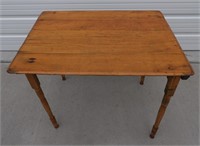 Antique Wood Sewing Table