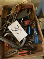 Flat of Screwdrivers and Allen Wrenches