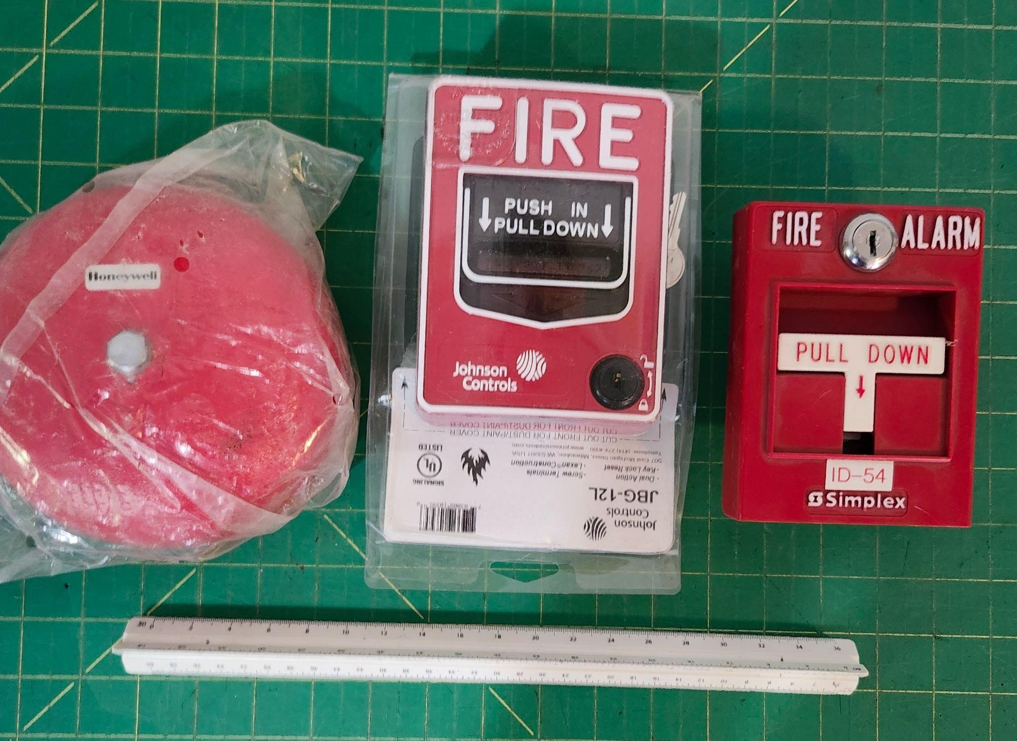 Commercial fire alarm components