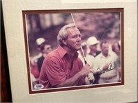 Arnold Palmer signed and framed Photo