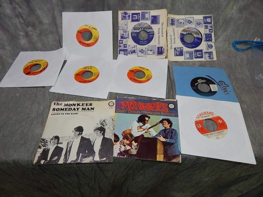 Michael Jackson, Beach Boys, Monkey's  45 RPM Reco