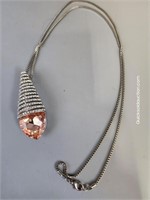 Rhinestone & Chain Necklace-No Stamp