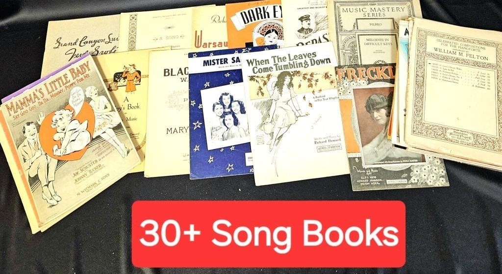 Vintage Sheet Music Lot of 30+