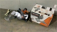 Ridgid 10" Dual Bevel Miter Saw-