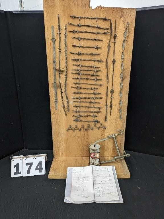 Assorted Barbed Wire Display