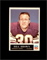 1965 Philadelphia #102 Bill Brown EX-MT to NRMT+