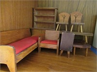 Doll Furniture - Couch - TV - Hutch - Table - Etc