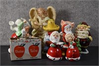 Lot of Figurines - Some Vintage Christmas