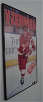 Framed Yzerman Poster Detroit Red Wings