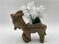 Vintage Porcelain Donkey Burro Planter