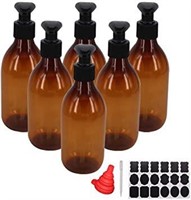ZMYBCPACK 6 Pack 8oz Plastic Pump Lotion Bottles
