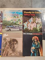 Records- Neil Diamond, Chicago. Jim Croce, Bread