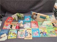 Walt Disney children's books.  Various ages and