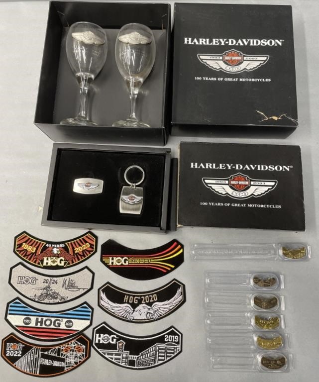 Harley Davidson Motorcycle Collectibles Lot