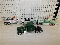 HESS Truck & helicopter, American towing truck,