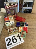 Misc sets of cards & Guesstures game