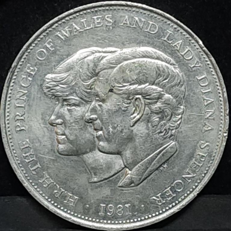 1981 Prince Charles & Lady Diana Comm. Crown