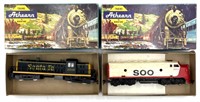 (2) HO Scale Powered Diesel Engines Including AHM