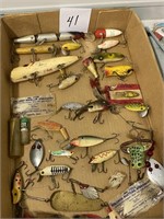 Misc. wooden and other fishing lures