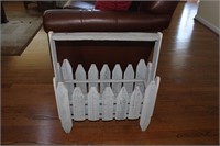 White Magazine Rack